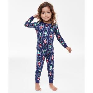 Holiday Lane Toddler Merry Cotton Snug Fit Matching Family Pajamas Size 4T 1241